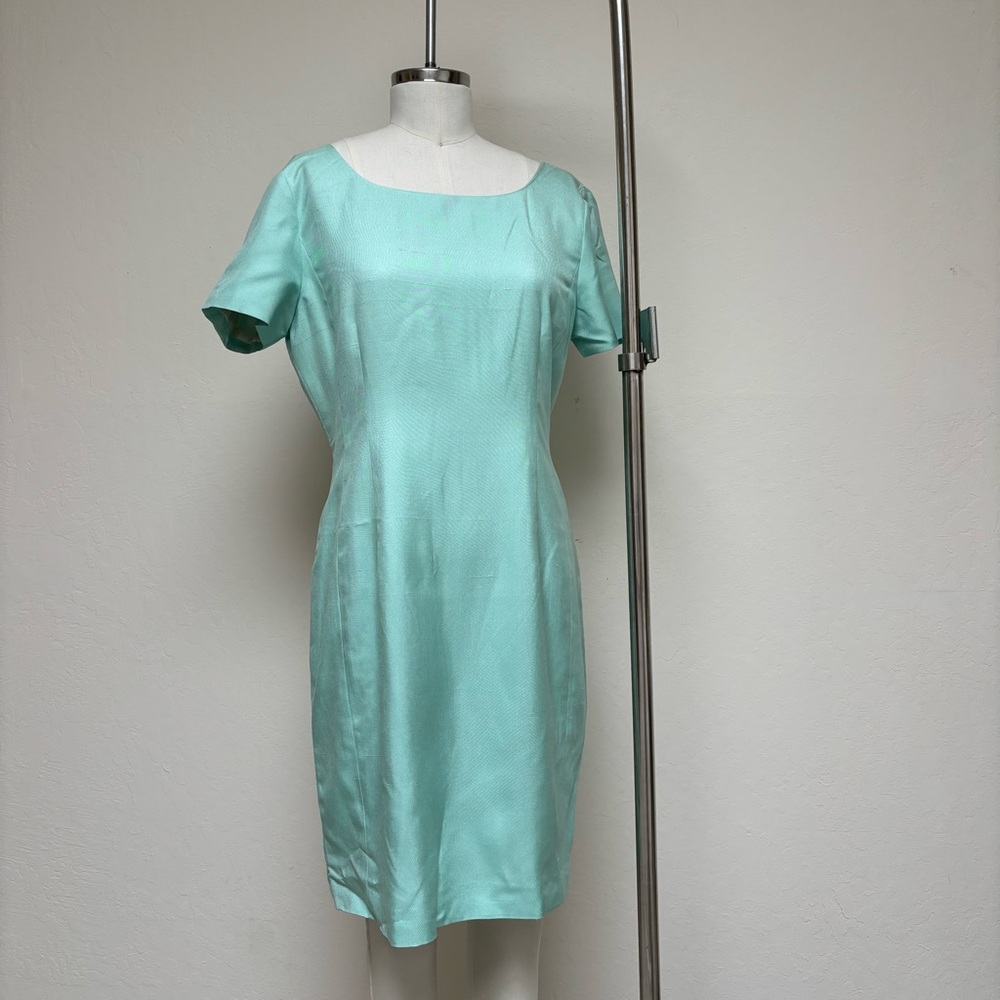 Neiman Marcus Light Blue Mini Dress